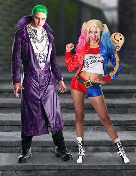 joker and harley quinn costumes for adults